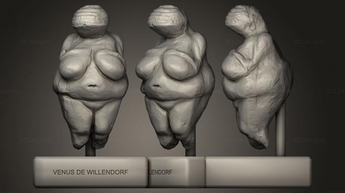 Miscellaneous figurines and statues (Venus de Willendorf, STKR_0048) 3D models for cnc